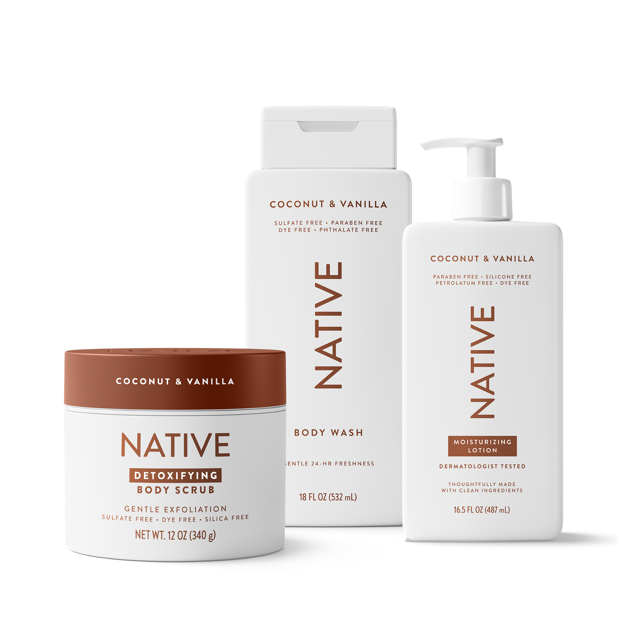 Exfoliate + Hydrate Trio - Signature Comfort Trio Assortment